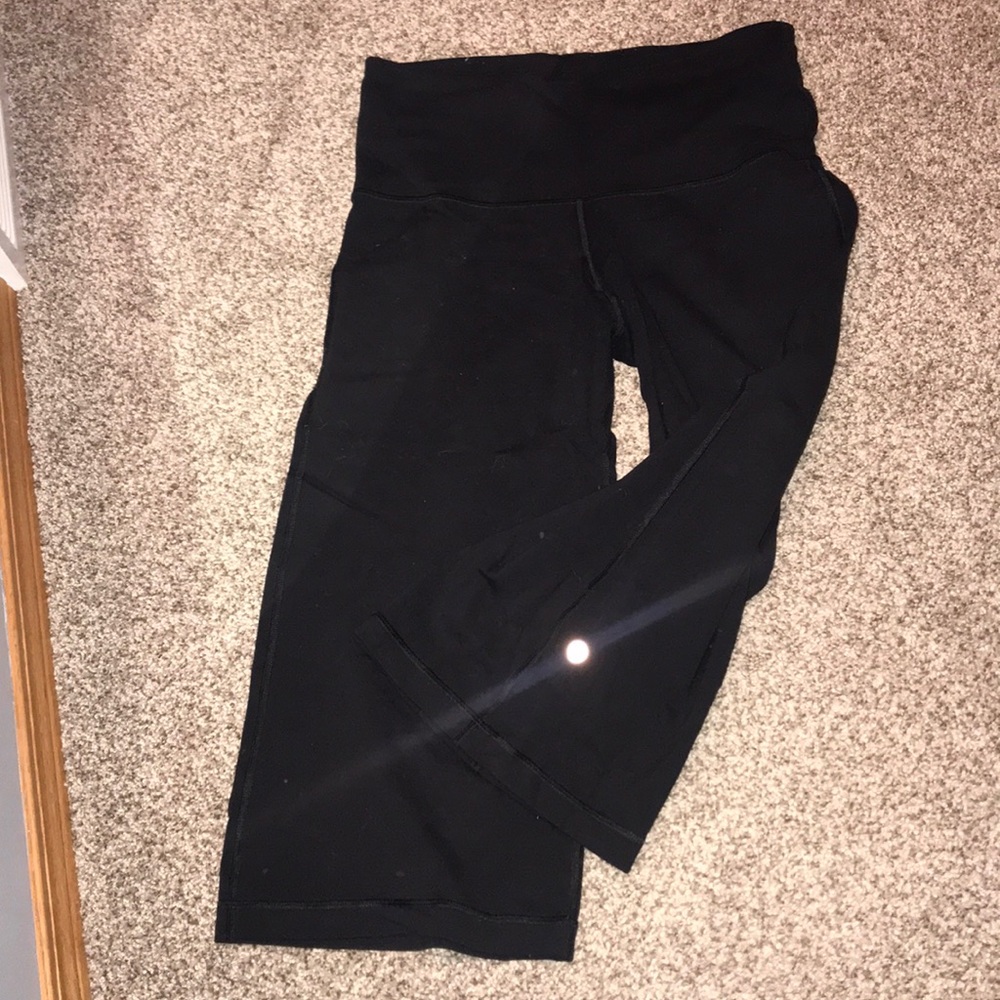 Lulu Lemon Wide Leg Crop, High Rise